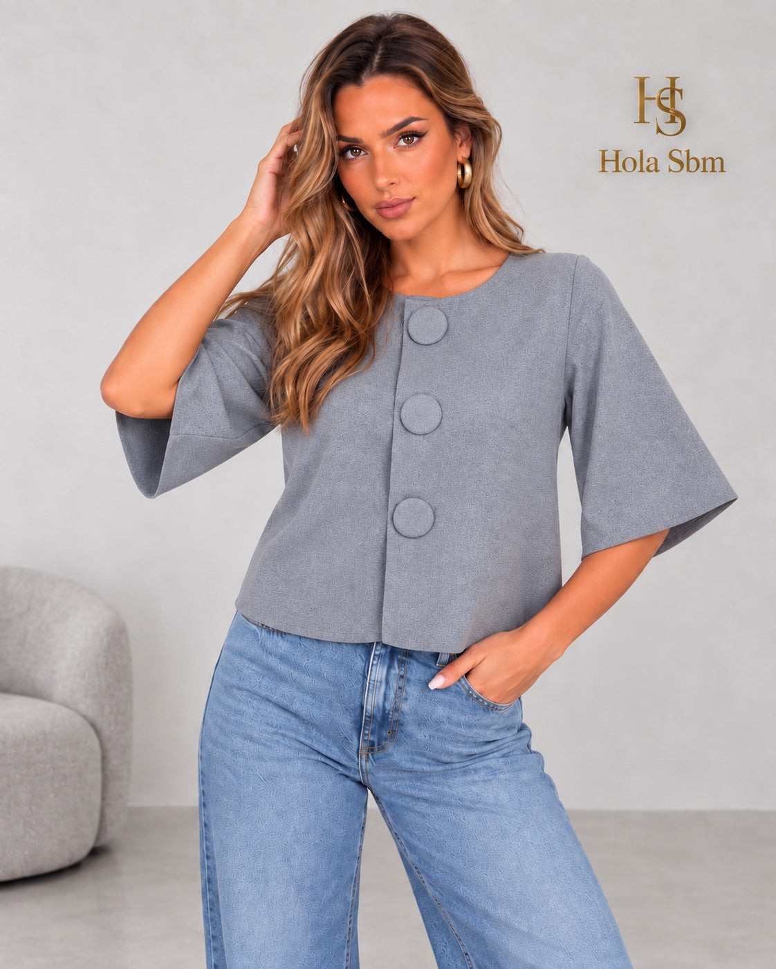 Maglia Morena grigio