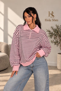 Maglia Norvella Rosa/Nero
