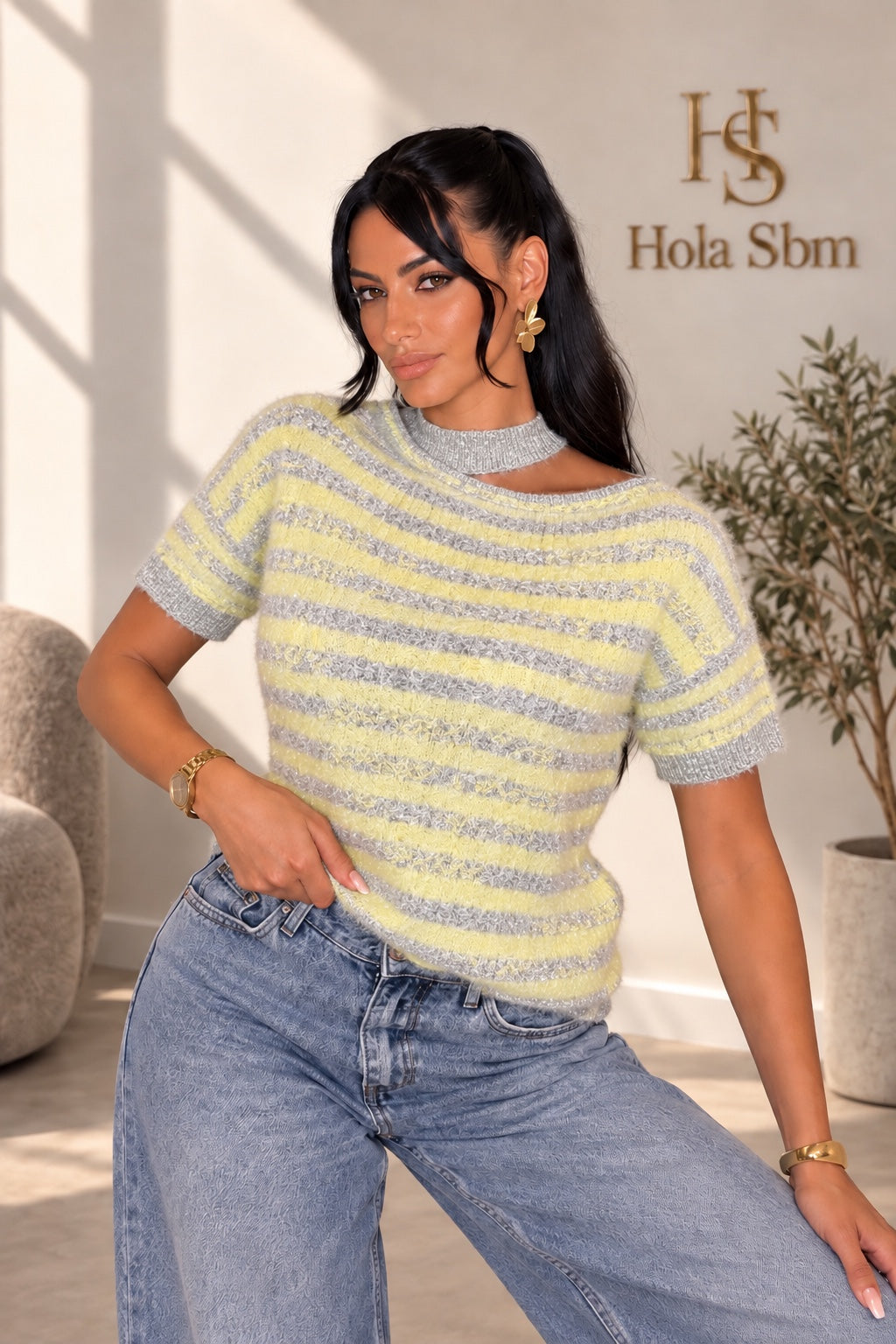 Maglia Veltrix - Giallo e grigio