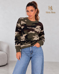 Maglione Seren verde militare