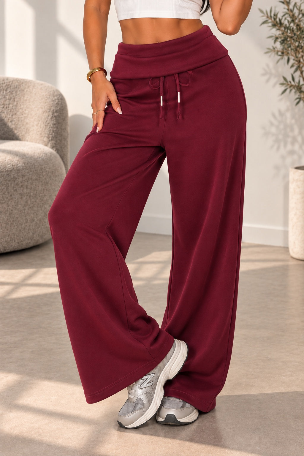 Pantalone Nolia Bordeaux dettaglio