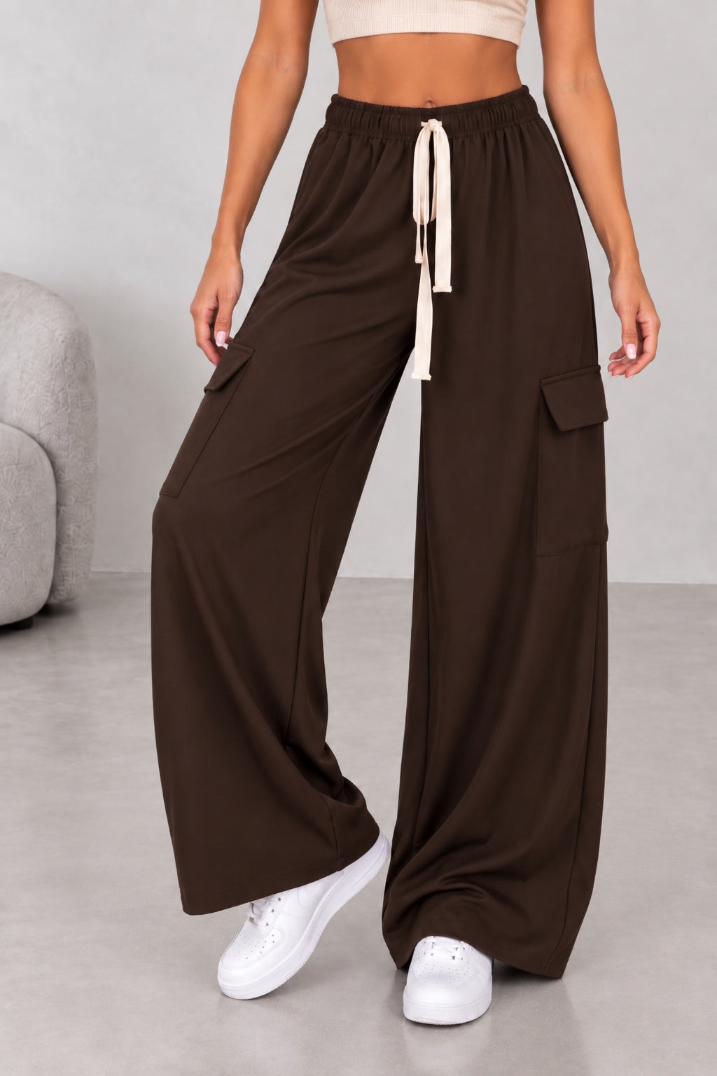 Pantalone Alye testa di moro dettaglio