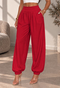 Pantalone Asia rosso