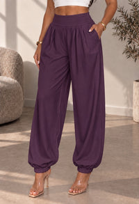 Pantalone Asia viola