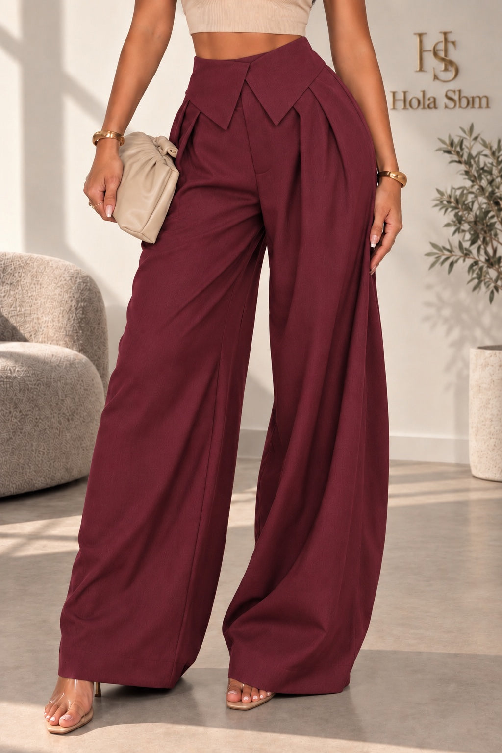 Pantalone Dazy bordeaux