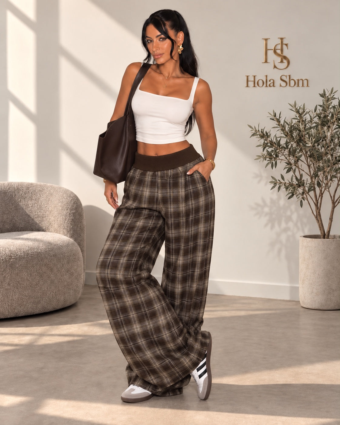 Pantalone Keldra Marrone