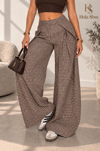 Pantalone Tartan marrone