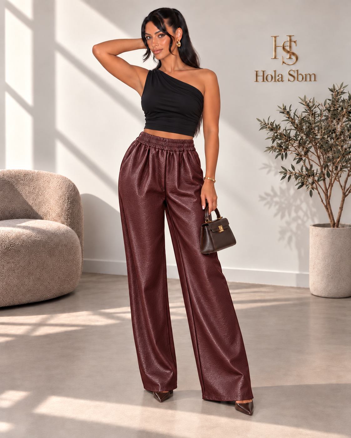 Pantalone Zelvianne Bordeaux
