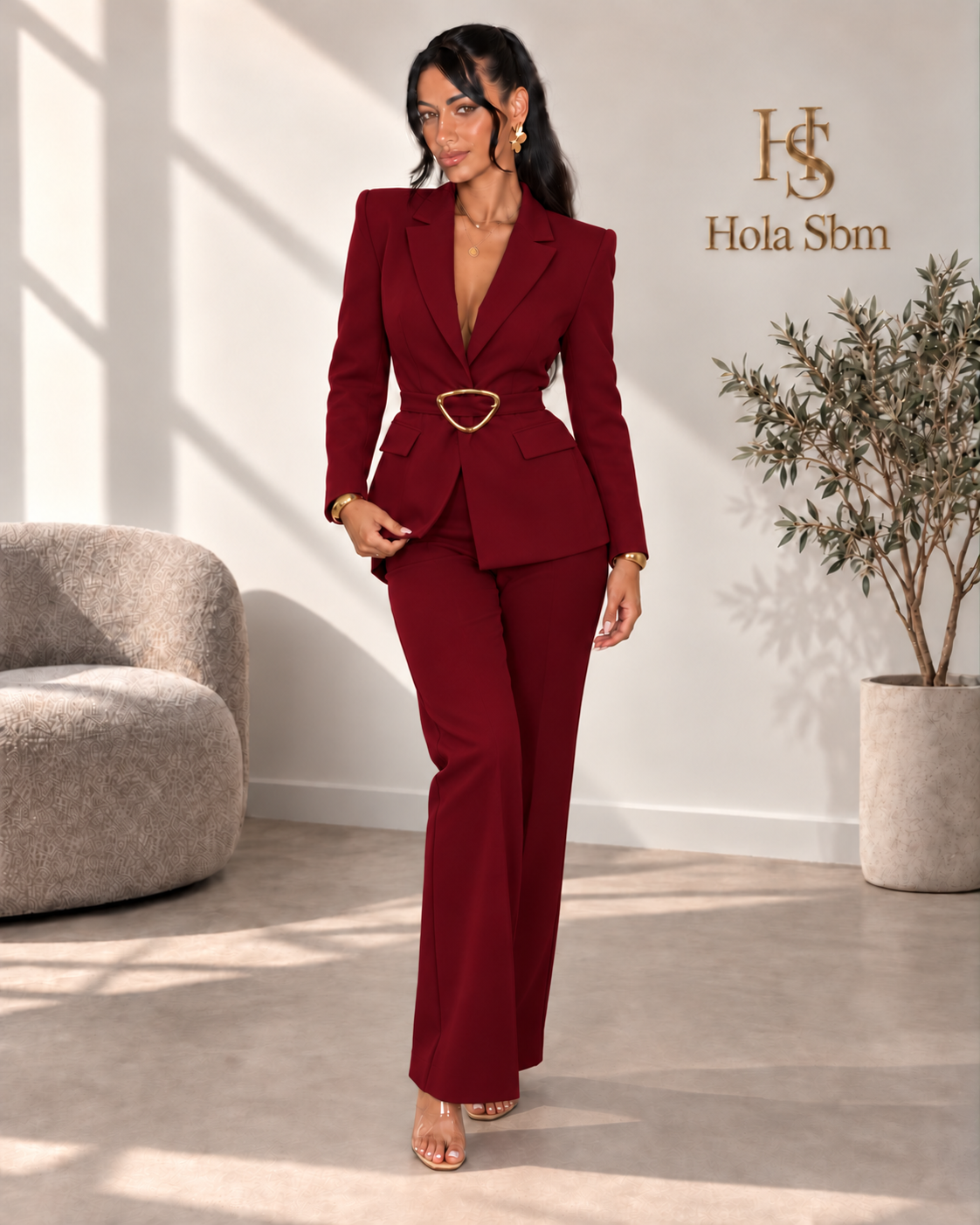 Tailleur Elaris - Bordeaux