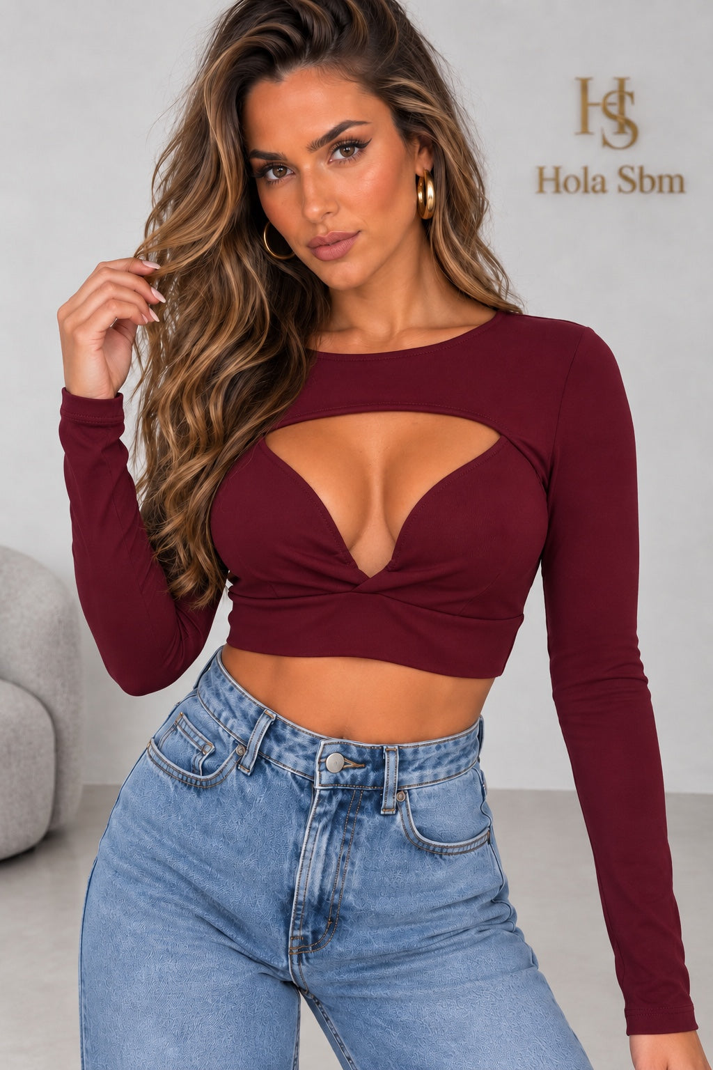 Top Deniz bordeaux